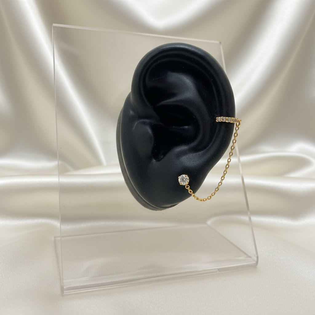 Monoboucle Piano rapproché fond satin